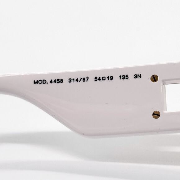 1010. Versace Medusa Deco Butterfly White Sunglasses main image 7